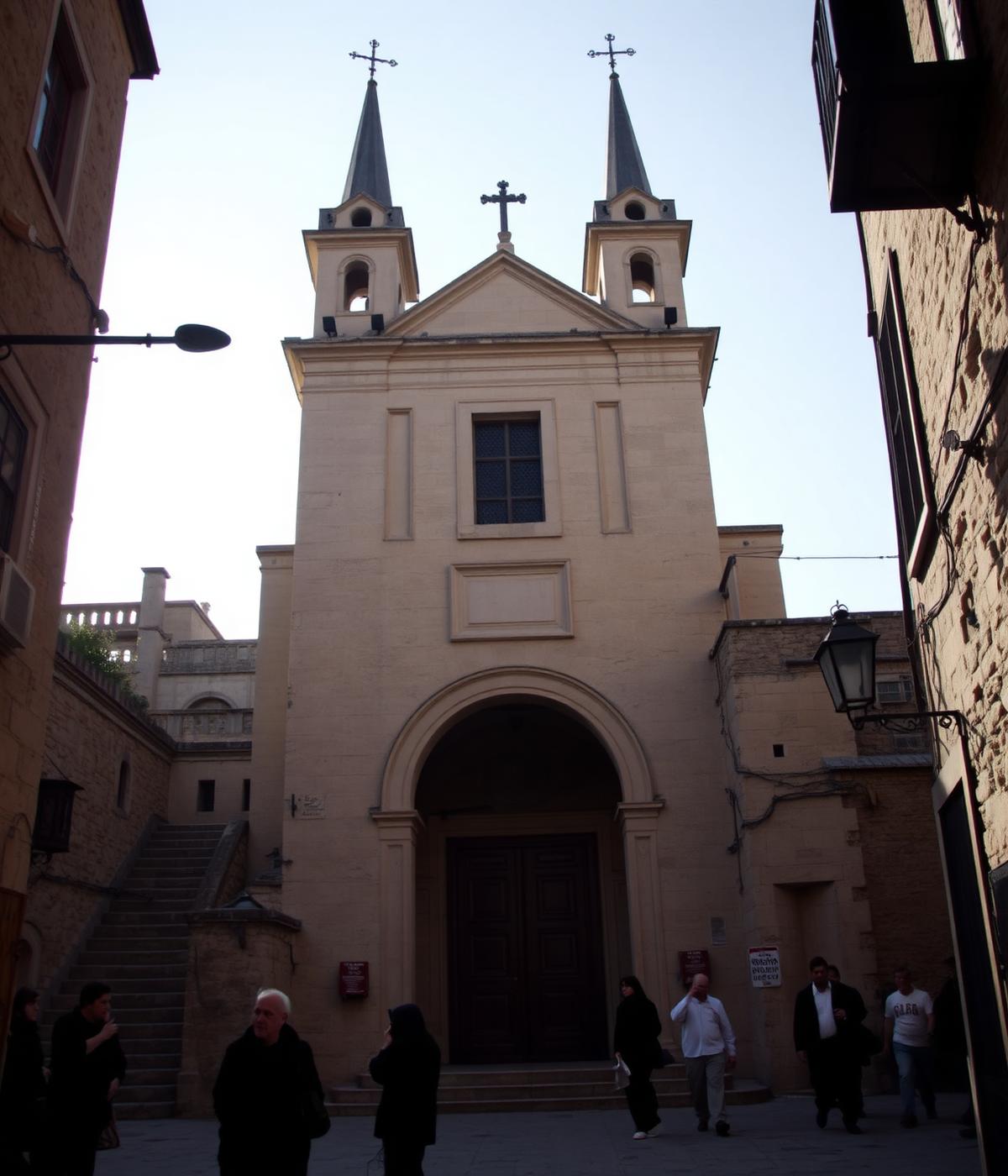 Historic church in the old city of Jerusalem